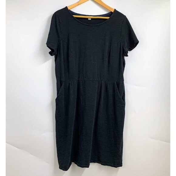 Boden Women's Phoebe Jersey Cotton Pocket J0148 Day Dress Size US 16R - Picture 1 of 15